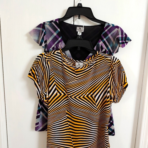 Worthington Short Sleeve Tops Bundle - Size Petite Large - Picture 2 of 6